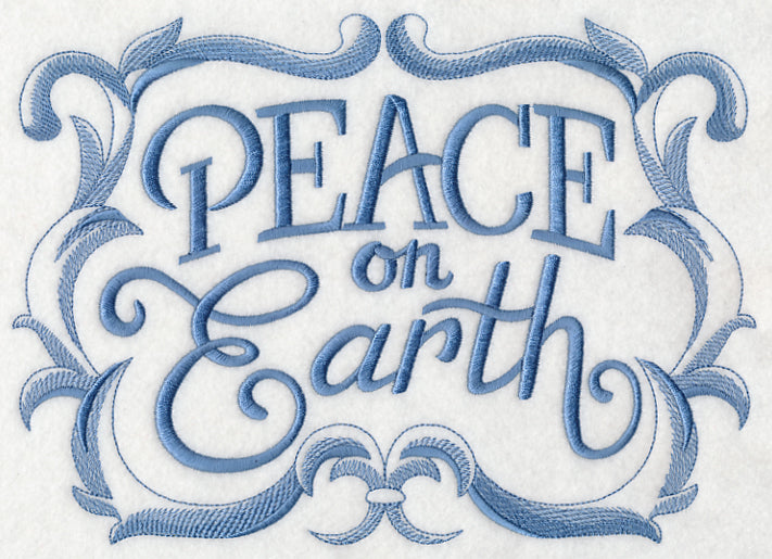 Peace on Earth with Baroque Flourish