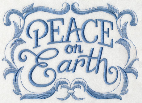 Peace on Earth with Baroque Flourish