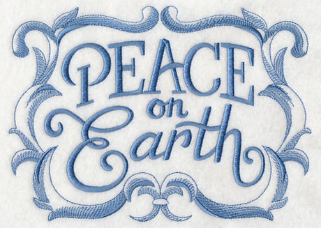 Peace on Earth with Baroque Flourish
