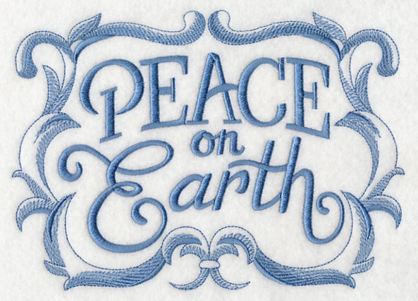 Peace on Earth with Baroque Flourish