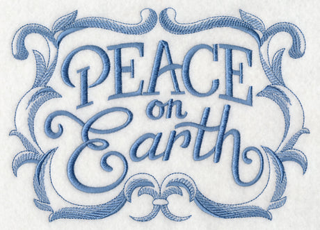Peace on Earth with Baroque Flourish