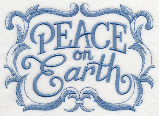 Peace on Earth with Baroque Flourish