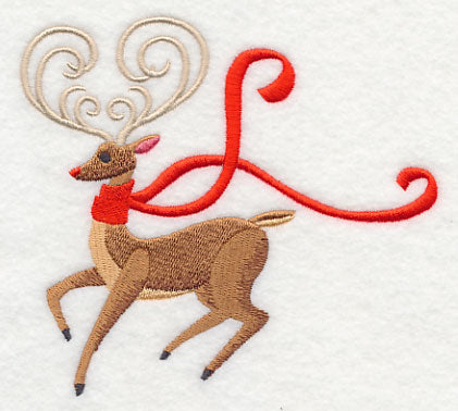 Reindeer and Scarf