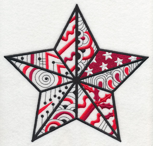 Twinkling Star (Blackwork)