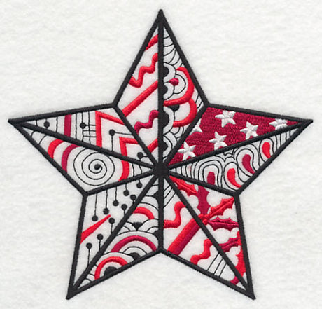 Twinkling Star (Blackwork)