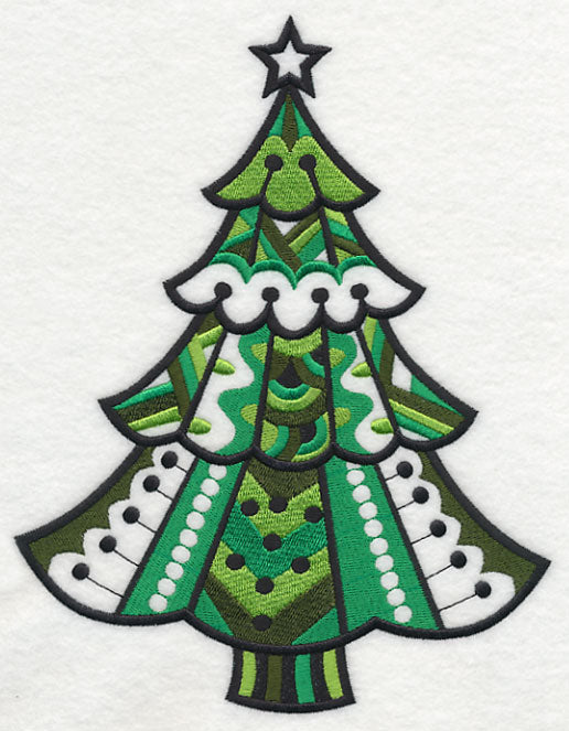 O Christmas Tree (Blackwork)