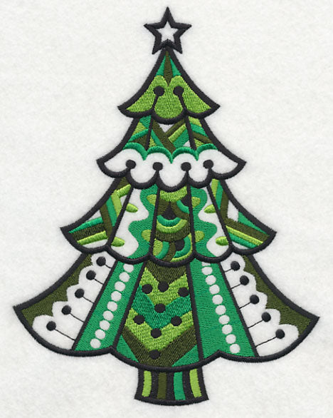 O Christmas Tree (Blackwork)
