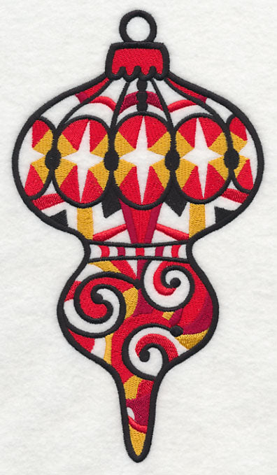 Tis the Season Ornament (Blackwork)