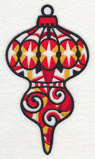 Tis the Season Ornament (Blackwork)