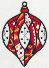 Very Merry Christmas Ornament (Blackwork)