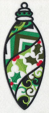 Deck the Halls Ornament (Blackwork)