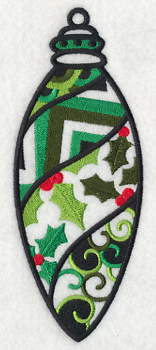 Deck the Halls Ornament (Blackwork)