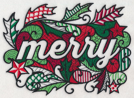 Christmas Merry (Blackwork)
