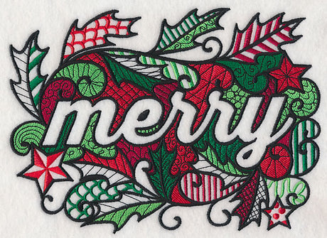Christmas Merry (Blackwork)
