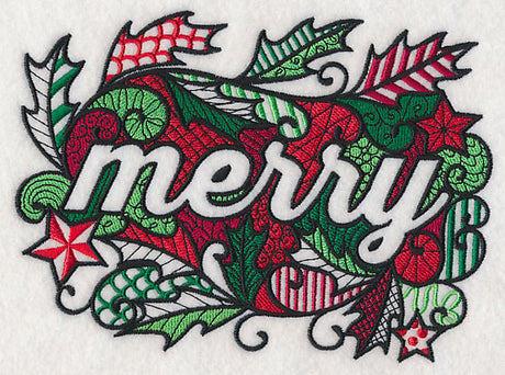 Christmas Merry (Blackwork)
