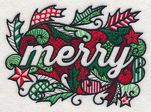 Christmas Merry (Blackwork)