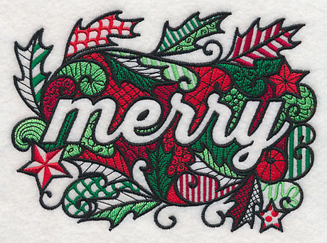 Christmas Merry (Blackwork)
