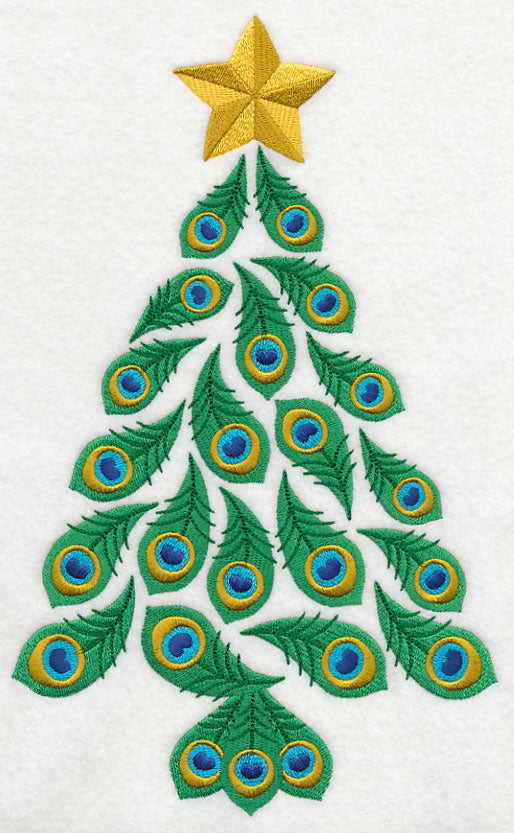 Proud As A Peacock Christmas Tree