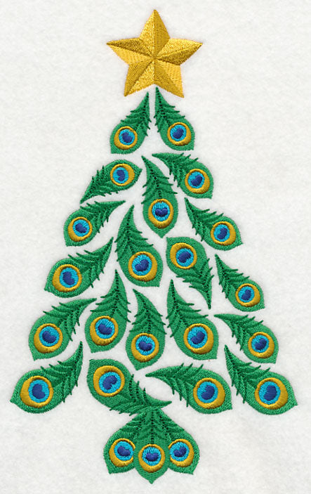 Proud As A Peacock Christmas Tree