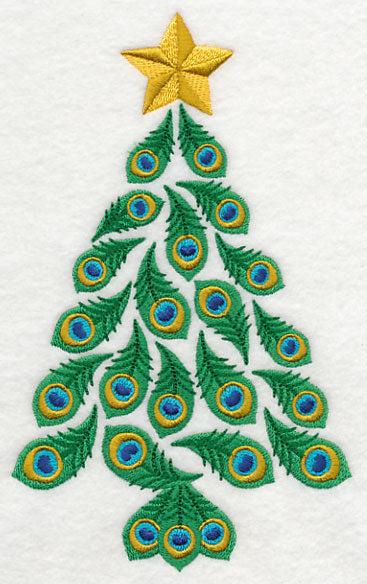 Proud As A Peacock Christmas Tree