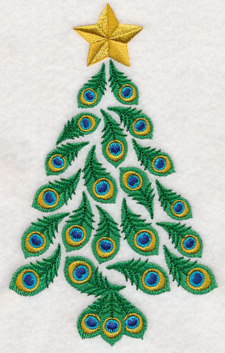 Proud As A Peacock Christmas Tree