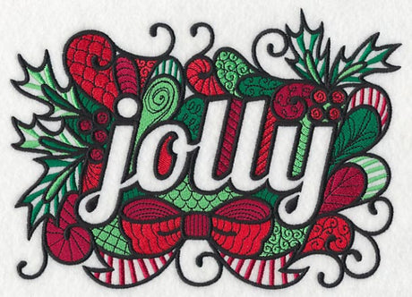 Christmas Jolly (Blackwork)