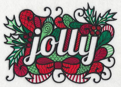 Christmas Jolly (Blackwork)