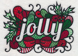 Christmas Jolly (Blackwork)