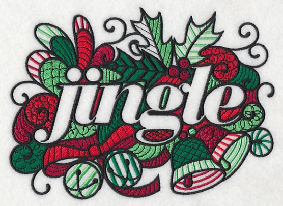 Christmas Jingle (Blackwork)
