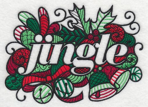 Christmas Jingle (Blackwork)