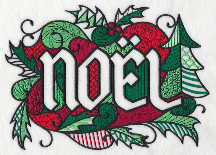 Christmas Noel (Blackwork)