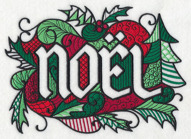 Christmas Noel (Blackwork)