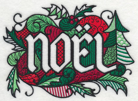Christmas Noel (Blackwork)