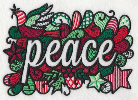 Christmas Peace (Blackwork)