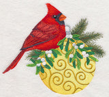 Christmas Cardinal on Ornament