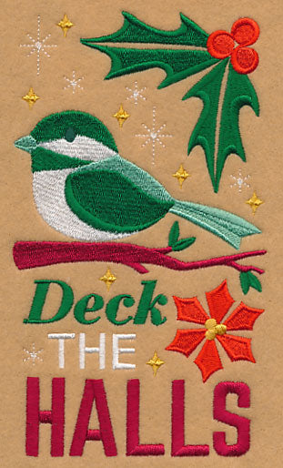 Deck the Halls with Chickadee