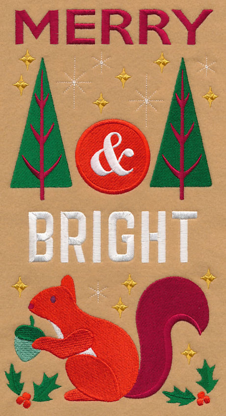 Merry and Bright with Squirrel