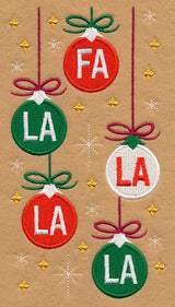 Fa La La La La Ornaments