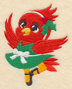 Dancing Christmas Bird