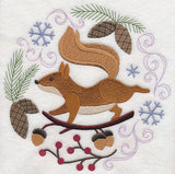 Winter Woodland Squirrel