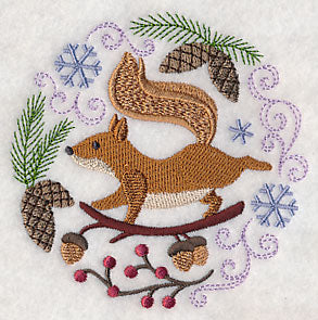 Winter Woodland Squirrel