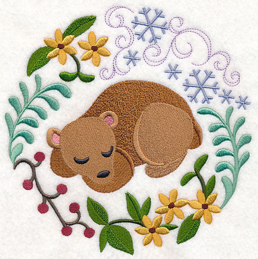 Winter Woodland Bear