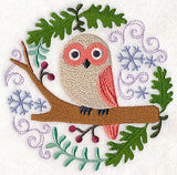 Winter Woodland Owl