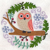 Winter Woodland Owl