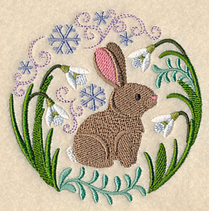 Winter Woodland Rabbit