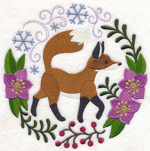 Winter Woodland Fox