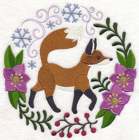 Winter Woodland Fox