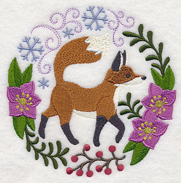 Winter Woodland Fox