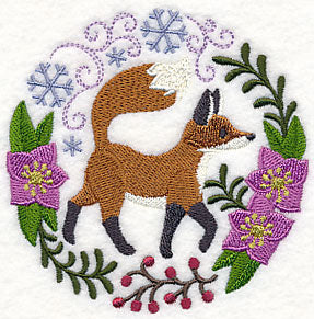 Winter Woodland Fox