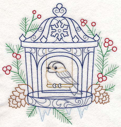 Chickadee Birdcage (Vintage)